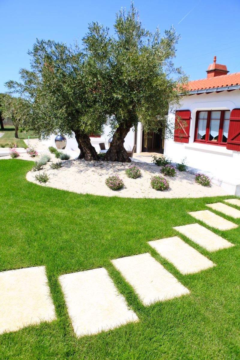 Jardin paysagé à Noirmoutier en l'Ile